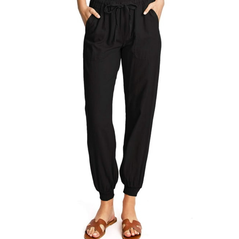 Bundle Black Pants-Cropped Wide Leg & Joggers - Picture 3 of 13